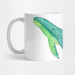 Lemon and cucumber galaxy whale Mug